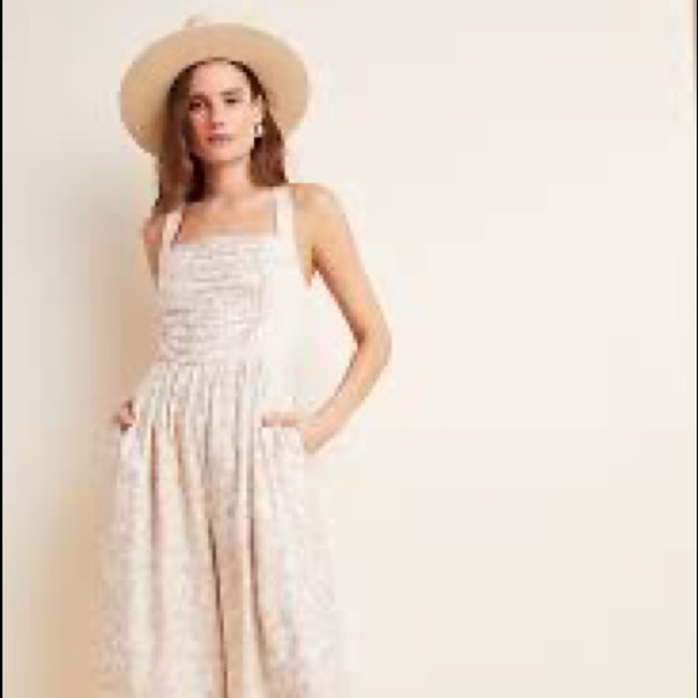 nwt anthropologie/sancia | lilah floral jumpsuit size small